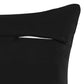 20" Black And White Throw Pillow Cover