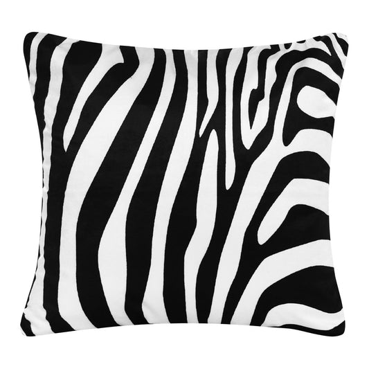 20" Black And White Throw Pillow Cover