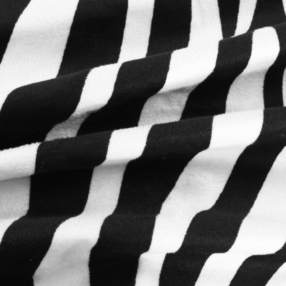 20" Black And White Throw Pillow Cover
