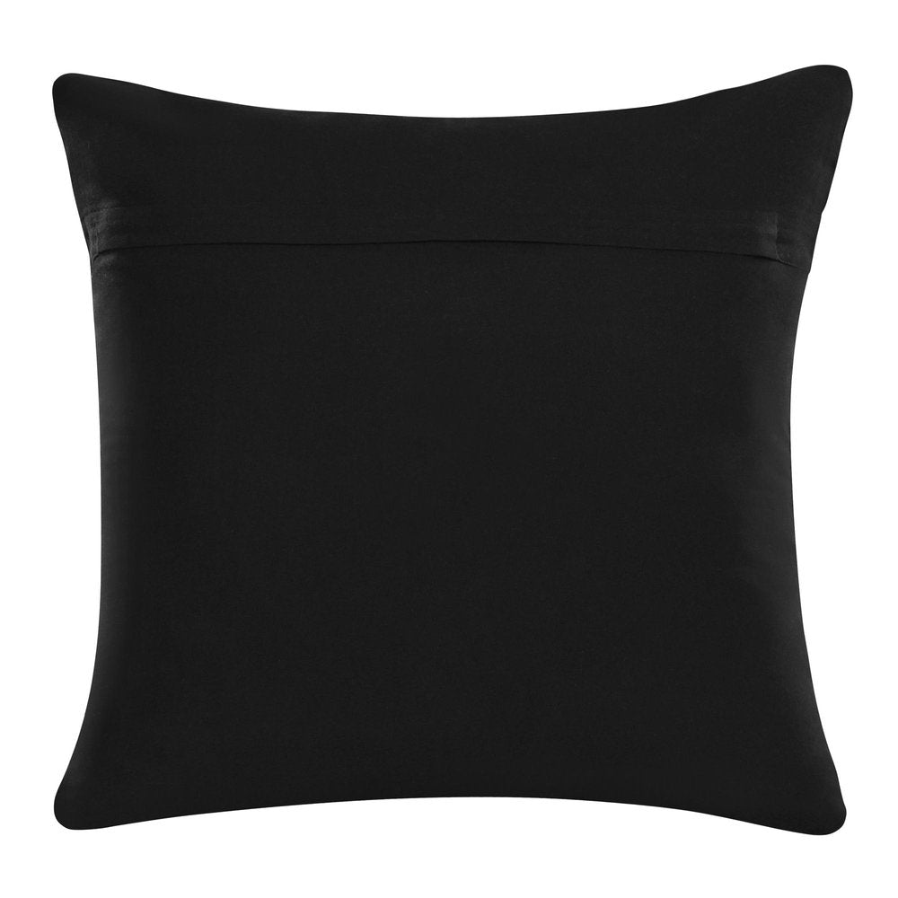 20" Black And White Throw Pillow Cover