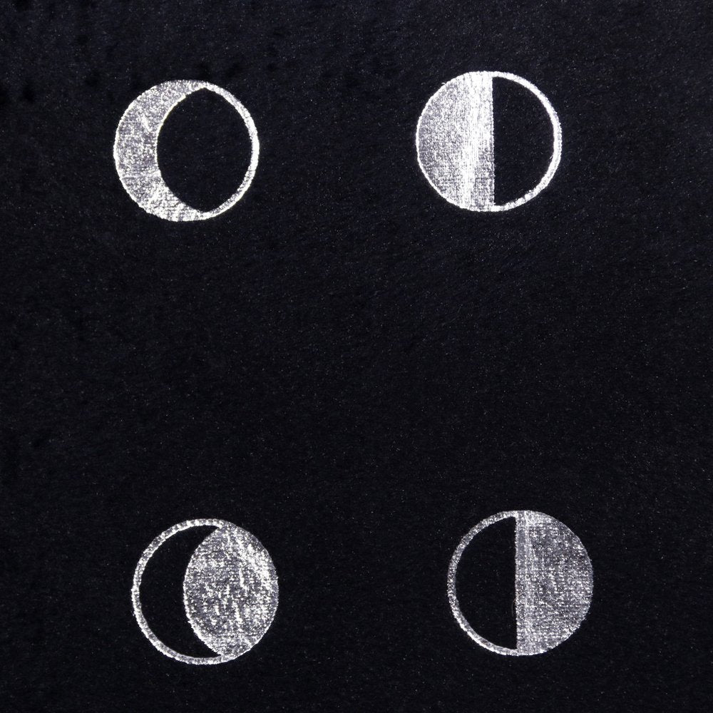 14" X 20" Black And Silver Lumbar Polka Dot Throw Pillow Cover