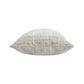 20" Gray And Beige Abstract Polyester Blend Throw Pillow Cover