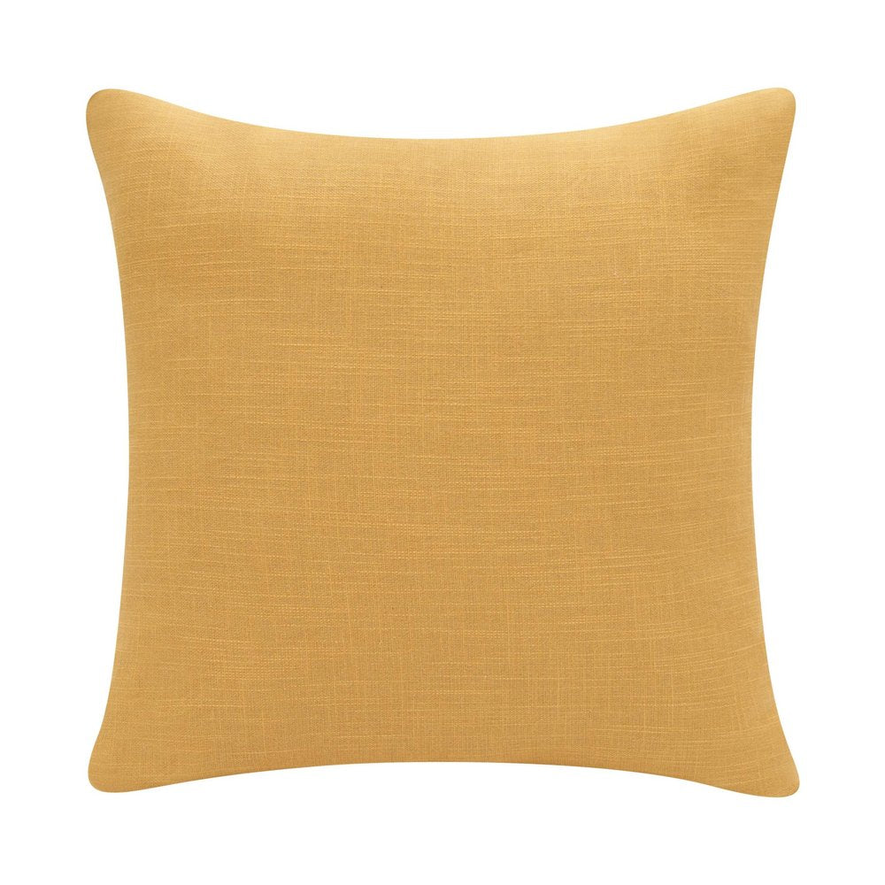 20" Ochre Lilac And White Abstract Cotton Throw Pillow Cover