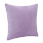 20" Purple Cotton Throw Pillow Cover