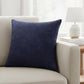 20" Blue Cotton Throw Pillow Cover