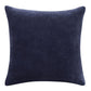 20" Blue Cotton Throw Pillow Cover