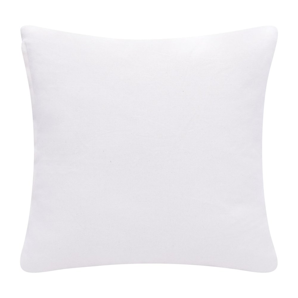 20" Black And White Diamond Cotton Blend Throw Pillow Cover