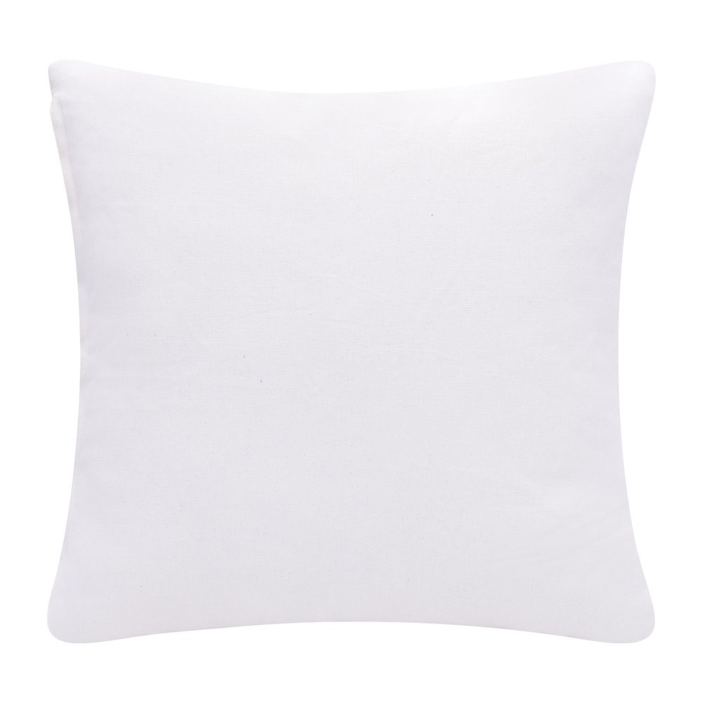 20" Onyx And White Diamond Cotton Blend Throw Pillow Cover