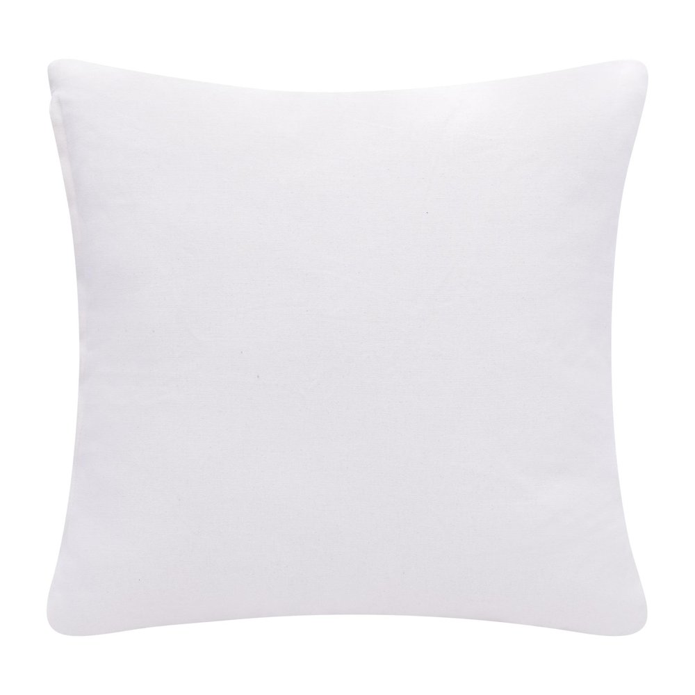 20" Ochre And White Diamond Cotton Blend Throw Pillow Cover
