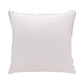 22" Beige And White Geometric Cotton Throw Pillow Cover with Tufts