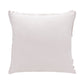 22" Beige And White Geometric Cotton Throw Pillow Cover with Tufts