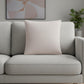 20" Black Linen Blend Throw Pillow Cover