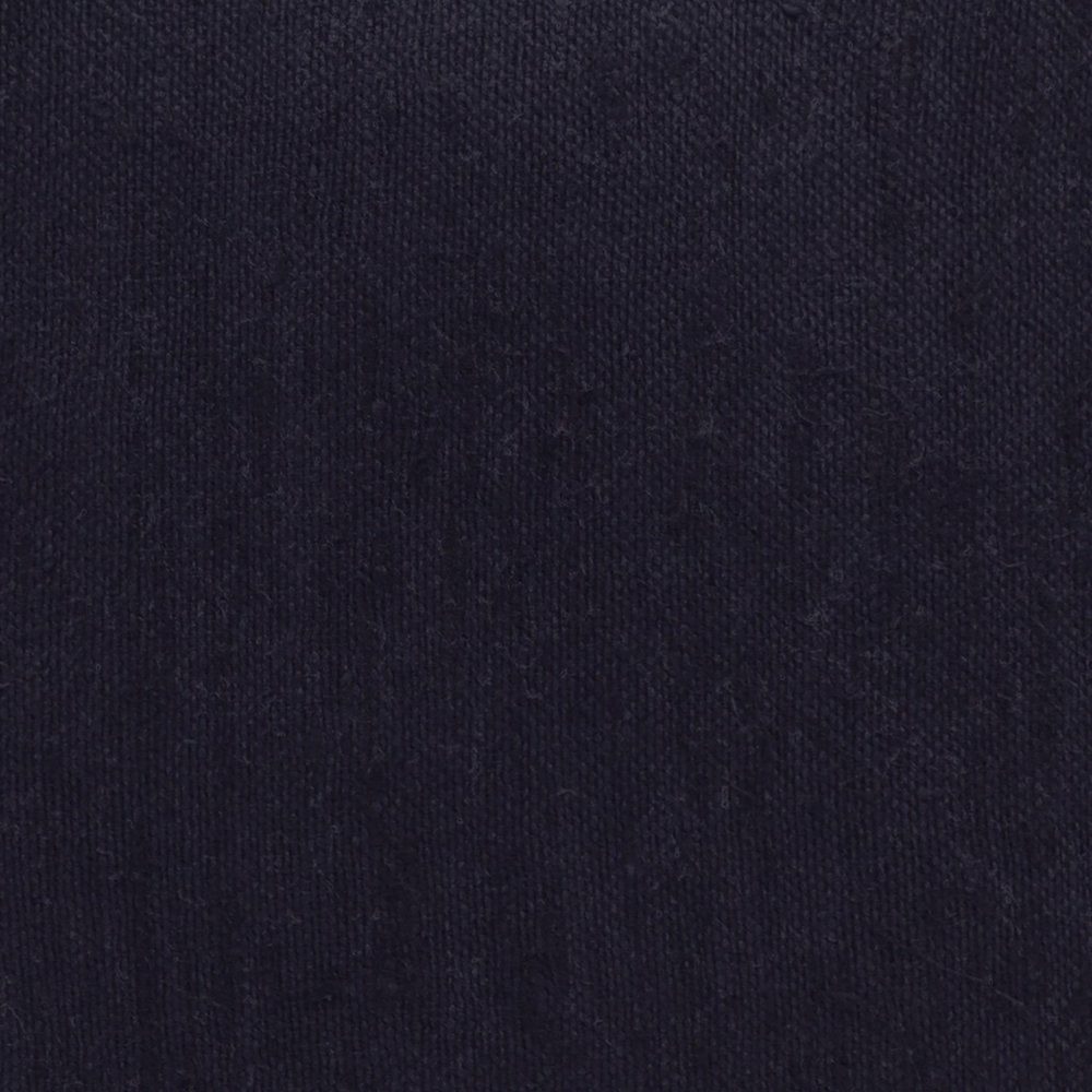 20" Black Linen Blend Throw Pillow Cover