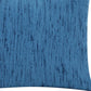 20" Blue Linen Blend Throw Pillow Cover