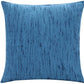 20" Blue Linen Blend Throw Pillow Cover