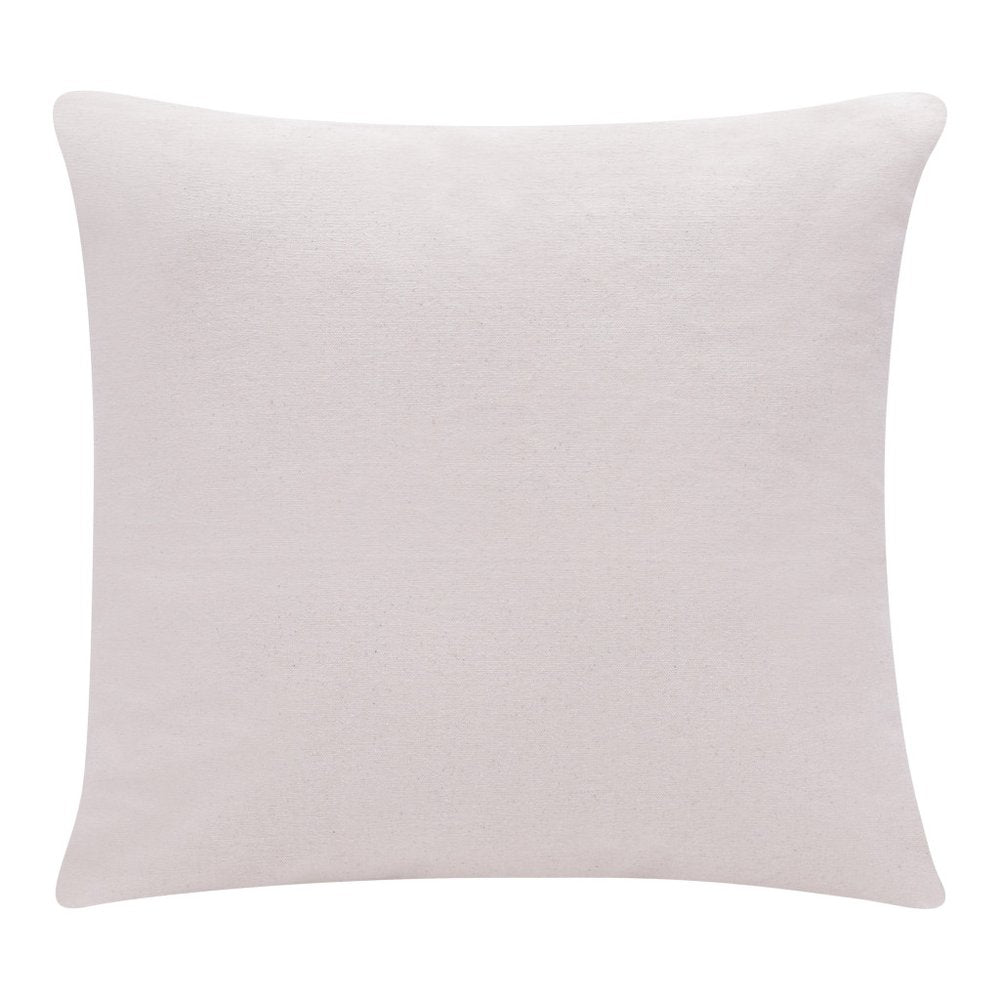 20" Blue Linen Blend Throw Pillow Cover