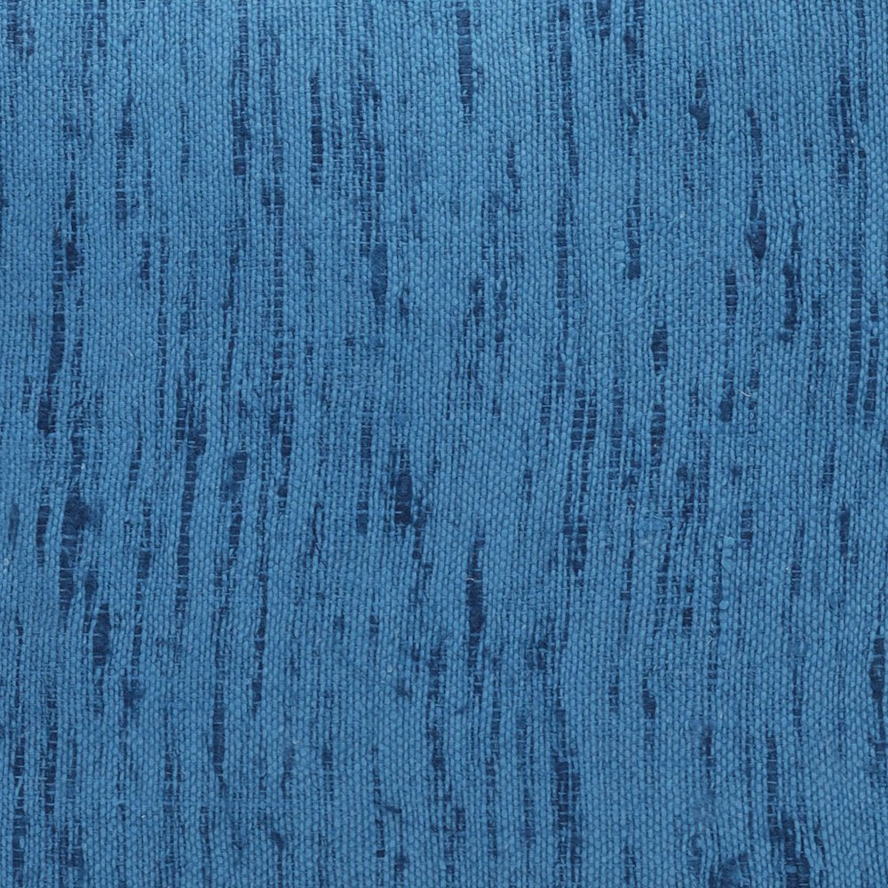 20" Blue Linen Blend Throw Pillow Cover