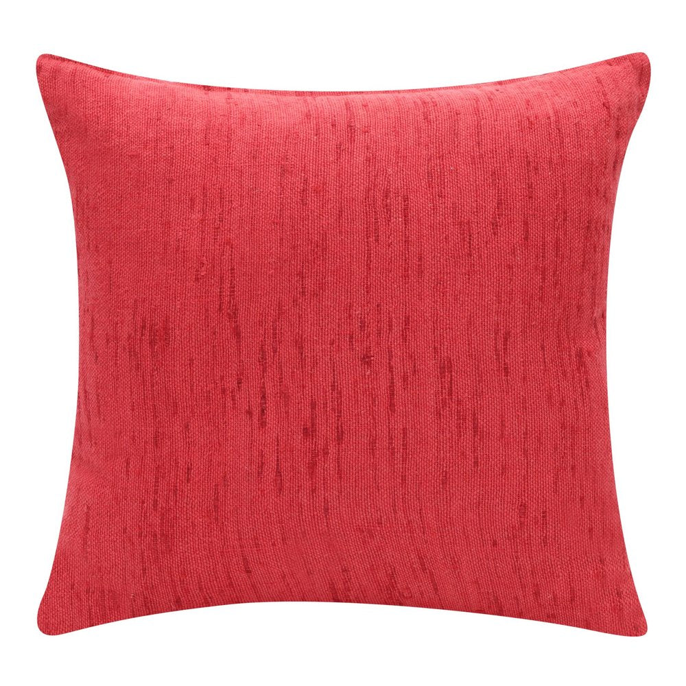 20" Pink Linen Blend Throw Pillow Cover