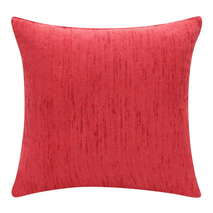 20" Coral Linen Blend Throw Pillow Cover