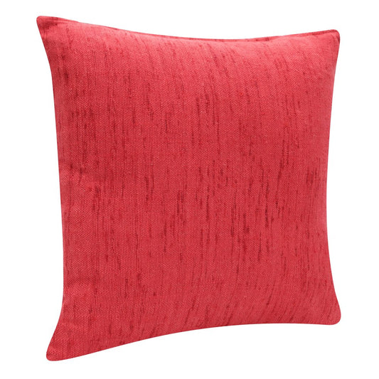 20" Coral Linen Blend Throw Pillow Cover