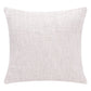 20" Blue And Ivory Striped Cotton Blend Throw Pillow Cover