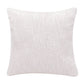 20" Teal Blue And Ivory Striped Cotton Blend Throw Pillow Cover