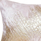 16" X 24" Gold And Pink Lumbar Abstract Throw Pillow Cover