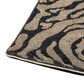 20" Gold And Black Abstract Throw Pillow Cover with Glitter