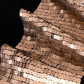 16" X 24" Gold And Black Lumbar Abstract Throw Pillow Cover with Sequin