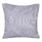 20" Silver And Gray Abstract Throw Pillow Cover