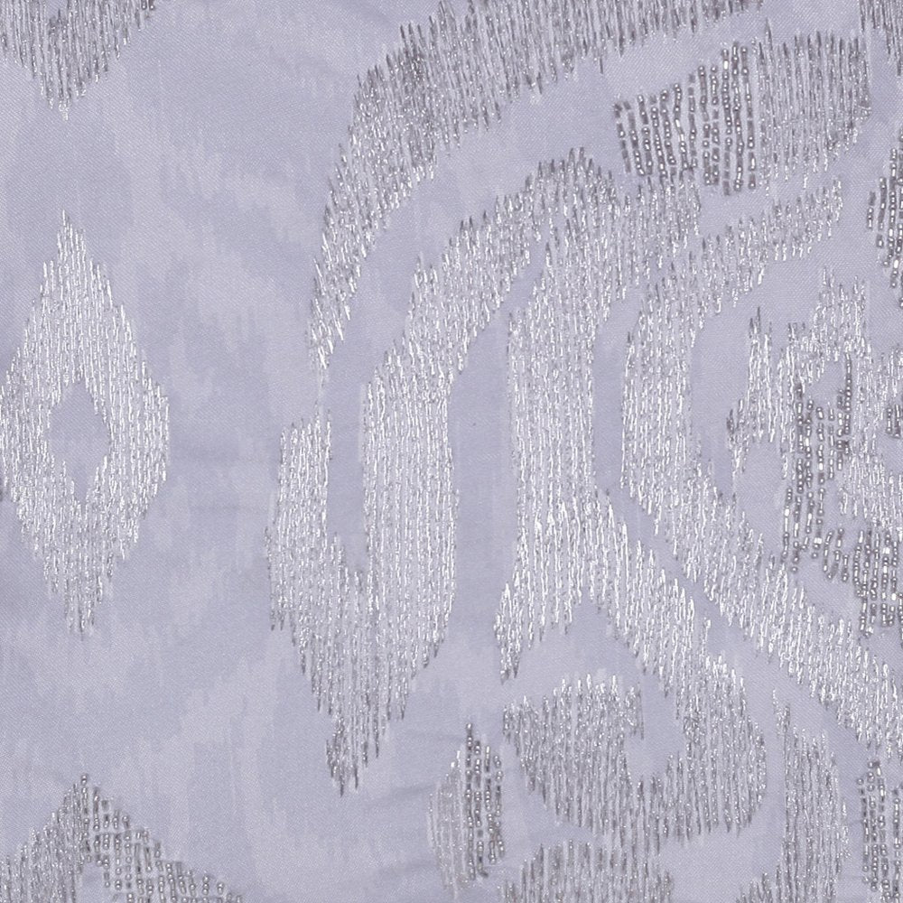 20" Silver And Gray Abstract Throw Pillow Cover