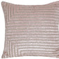 20" Pink And Gold Geometric Throw Pillow Cover