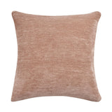 20" Beige Beach Chenille Throw Pillow Cover