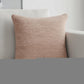 20" Beige Chenille Throw Pillow Cover