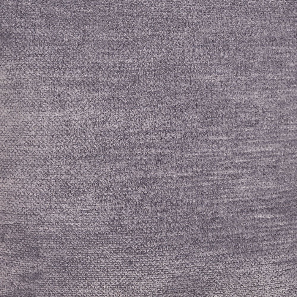 20" Gray Chenille Throw Pillow Cover