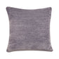 20" Gray Chenille Throw Pillow Cover