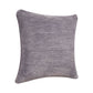 20" Gray Chenille Throw Pillow Cover