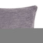 20" Gray Chenille Throw Pillow Cover