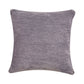 20" Gray Chenille Throw Pillow Cover