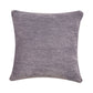 20" Gray Chenille Throw Pillow Cover