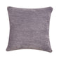 20" Gray Beach Chenille Throw Pillow Cover