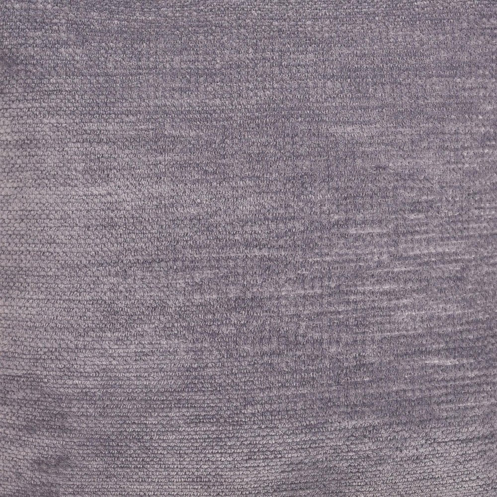 20" Gray Beach Chenille Throw Pillow Cover