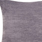 20" Gray Chenille Throw Pillow Cover