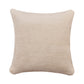 20" Ivory Chenille Throw Pillow Cover