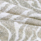 20" Ivory And Silver Throw Pillow Cover with Texture