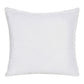 20" Ivory And Silver Throw Pillow Cover with Texture