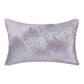 16" X 24" Gray And Silver Lumbar Throw Pillow Cover with Texture