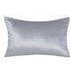 16" X 24" Ivory And Silver Lumbar Abstract Throw Pillow Cover with Sequin