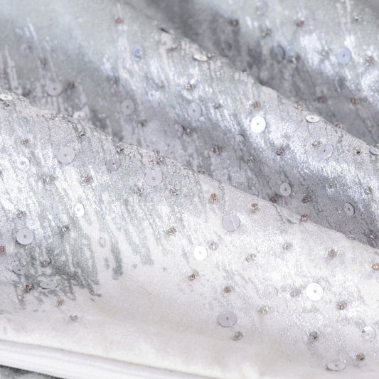 16" X 24" Ivory And Silver Lumbar Geometric Throw Pillow Cover