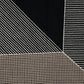 24" Black And White Striped Cotton Throw Pillow Cover
